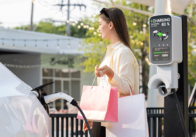 commercial charging while you shop